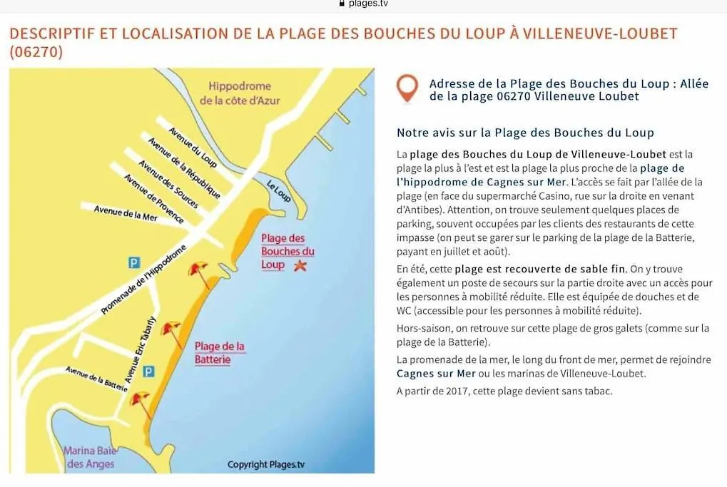 Apartment Le Jardin De La Mer, Plage, Jardin, Parking , Velos Villeneuve-Loubet France